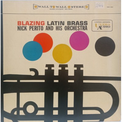 Nick Perito And His Orchestra  – Blazing Latin Brass LP Argentina - WWS-8502 WWS-8502