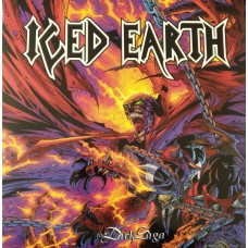 Iced Earth – The Dark Saga LP  Прозрачный с пивным красным винил