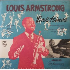 Louis Armstrong And His Orchestra – Louis Armstrong And Earl Hines LP 1955 The Netherlands