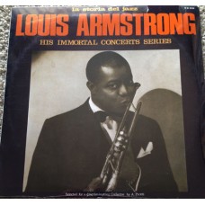 Louis Armstrong – His Immortal Concerts Series LP 1971 Italy