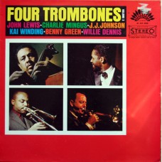 John Lewis - Charlie Mingus - J.J. Johnson - Kai Winding - Benny Green - Willie Dennis – Four Trombones Volume 2 LP