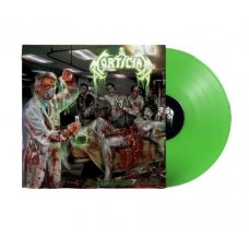 Mortician — Re-Animated Dead Flesh LP Ltd Ed 150 шт. Неоново-зелёный винил