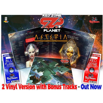 Rockets - Red Zone Planet: Asteria LP Ltd Ed 300 шт. (№247 из 300) Красный винил Уценка Тираж почти распродан