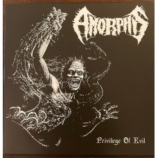 Amorphis – Privilege Of Evil - Custom Galaxy Effect [Black And White] Merge Vinyl
