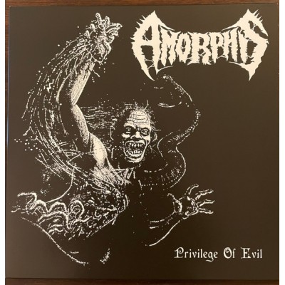 Amorphis – Privilege Of Evil - Custom Galaxy Effect [Black And White] Merge Vinyl RR6024