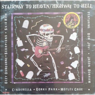 Motley Crue - Cinderella - Ozzy - Bon Jovi - Etc - Stairway To Heaven / Highway To Hell LP Argentina, Original