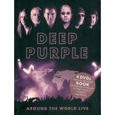 4 DVD + Book - Deep Purple – Around The World Live