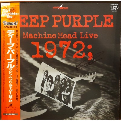 Laser Disc - Deep Purple - Machine Head Live 1972 - Japan с автографом Ian Gillan! 4988021701808