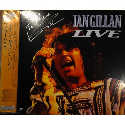 Laser Disc - Ian Gillan – Live - Japan с автографом Ian Gillan! 4988112320956