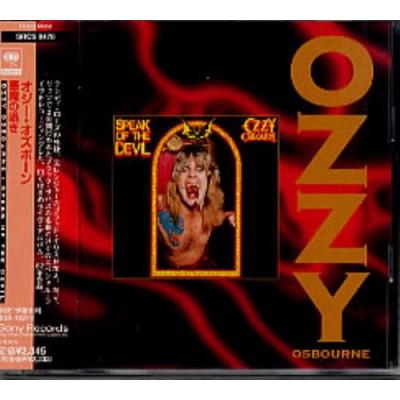 CD Ozzy Osbourne - Speak Of The Devil JAPAN c автографом Rudi Sarzo! 4988009847894