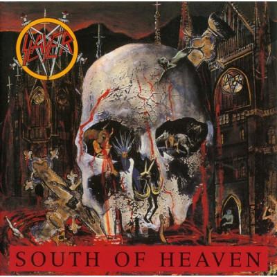 CD Slayer – South Of Heaven USA, с автографами Jeff Hanneman, Tom Araya, Kerry King! 07599-24-203-2