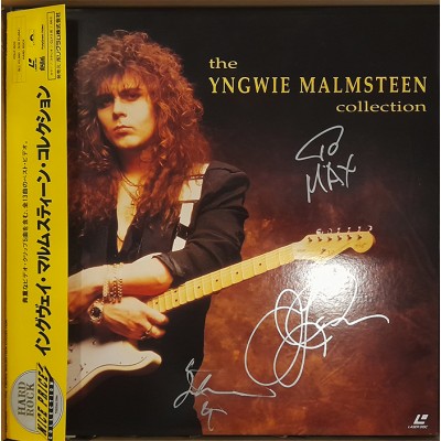 Laser Disc - Yngwie Malmsteen – The Yngwie Malmsteen Collection c автографами Y.Malmsteen и John Lynn Turner - Japan! 0988005167118