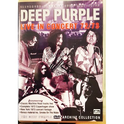 DVD - Deep Purple – Live In Concert 72/73 с автографом Ian Gillan! Brazil, RARE! 094633177390