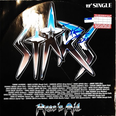Dio - Hear'n'Aid - Stars '12 с автографом RONNIE JAMES DIO! HEAR 12