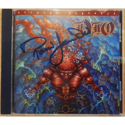 CD Dio - Strange Highways USA c автографoм RONNIE JAMES DIO! 09362-45527-27
