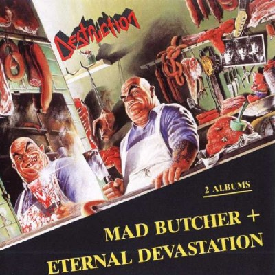 CD Destruction – Mad Butcher / Eternal Devastation - USA original c автографами Schmier, Mike, Marc!  RCD 9490