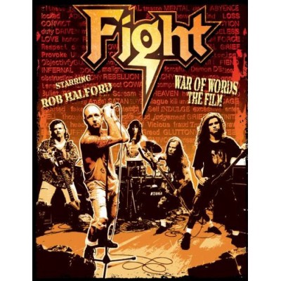 DVD + CD digi - Fight (Rob Halfrord, Judas Priest) - War Of Words - The Film - USA, Original, Limited Edition с автографом ROB HALFORD! MGE7077106