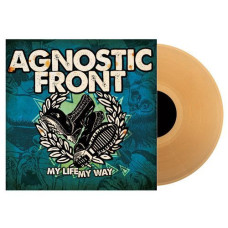Agnostic Front - My Life My Way LP Yellow Beer Vinyl Ltd Ed 500 copies