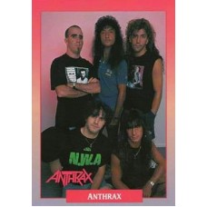 Anthrax - Band - официальная коллекционная карточка - USA, Original