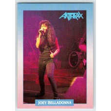 Anthrax - Joey Belladonna - официальная коллекционная карточка - USA, Original