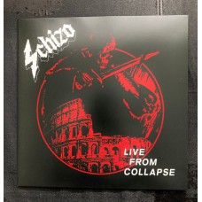 Schizo – Live From Collapse - Live In Rome MMXX LP Red & Black Splatter