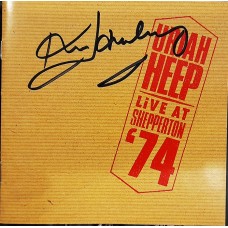 CD Uriah Heep Live At Shepperton'77 с автографом Ken Hensley!