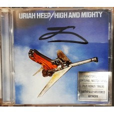 CD Uriah Heep High and Mighty с автографами Ken Hensley и John Wetton