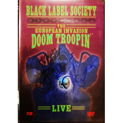 2 DVD - Black Label Society – The European Invasion: Doom Troopin' Live с автографами Zakk Wylde и John DeServio! - USA Original 801213015696