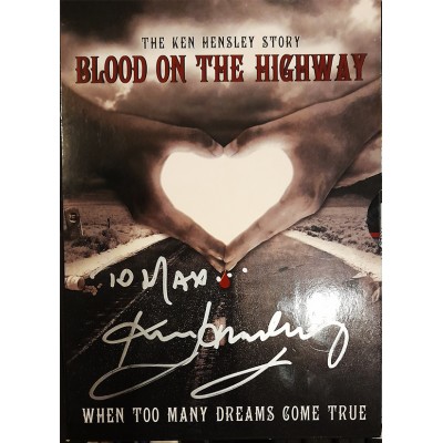2 DVD Ken Hensley (Uriah Heep) ‎– Blood On The Highway (The Ken Hensley Story - When Too Many Dreams Come True) c автографом KEN HENSLEY 4011222318657