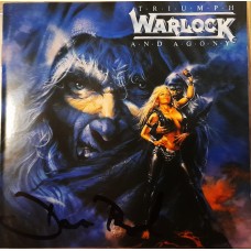 CD Warlock ‎– Triumph And Agony - USA, Original с автографами DORO PESCH!