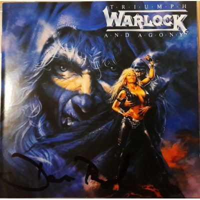 CD Warlock ‎– Triumph And Agony - USA, Original с автографами DORO PESCH! 0422-832804-2