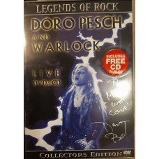 DVD + CD Doro Pesch And Warlock – Live - UK, Original с автографом DORO PESCH!