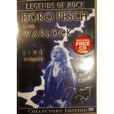 DVD + CD Doro Pesch And Warlock – Live - UK, Original с автографом DORO PESCH! 022891908999
