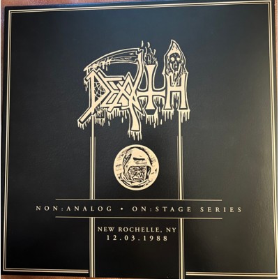 Death  – Non Analog: Onstage Series 2LP Live New Rochelle NY 12.03.88 Black Vinyl 78167644162