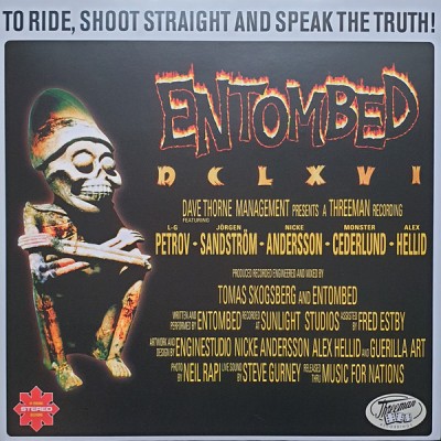 Entombed ‎– DCLXVI To Ride, Shoot Straight And Speak The Truth LP - TRE039LP