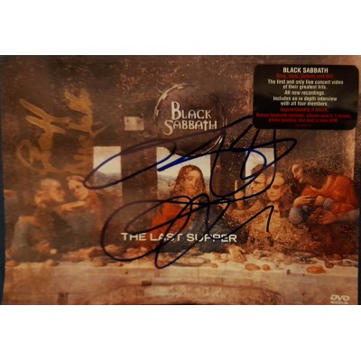 DVD - Black Sabbath – The Last Supper USA Original c Автографами OZZY OSBOURNE и Geoff Nicholls! 07464-50187-99