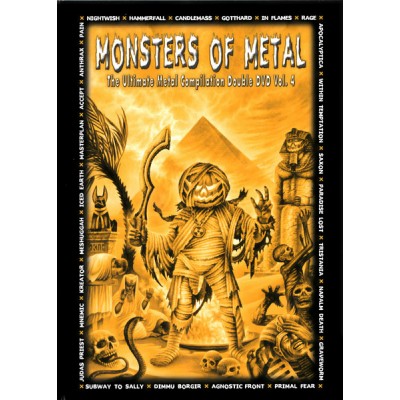 2 DVD - Various – Monsters Of Metal (The Ultimate Metal Compilation Vol. 4) - Hammerfall, Accept, Grave Digger, In Flames, Kreator etc 72736150808
