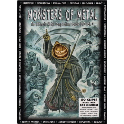 2 DVD - Various – Various – Monsters Of Metal (The Ultimate Metal Compilation Vol. 3) - Nightwish, Hypocrisy. Deicide, Agnostic Front, Arch Enemy etc 727361135805
