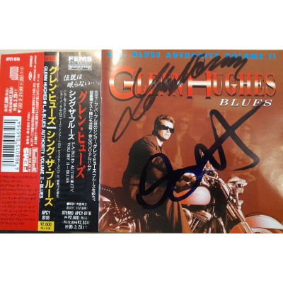 CD – Glenn Hughes – Blues (L.A. Blues Authority Volume II) - Japan, Original. C автографами Glenn Hughes и John Norum 6988015046564