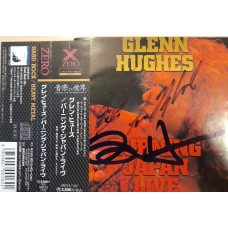 CD – Glenn Hughes – Glenn Hughes – Burning Japan Live - Japan, Original. C автографами Glenn Hughes, John Leven и Ian Haugland