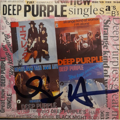 CD Deep Purple – Singles A's & B's - UK, Original с автографом Glenn Hughes 077778100928