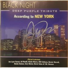 CD - Deep Purple - Black Night - Deep Purple Tribute According To New York с автографом Joe Lynn Turner