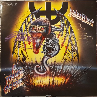 Judas Priest ‎– A Touch Of Evil - Maxi Single, C автографами четырех участников группы! 656589 6