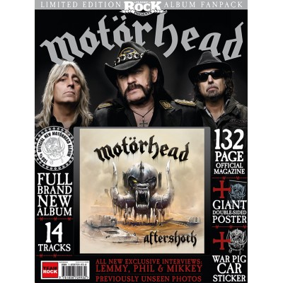 Motorhead - Aftershock CD+Magazine+Poster+Sticker ISBN 1-858-709-93-8