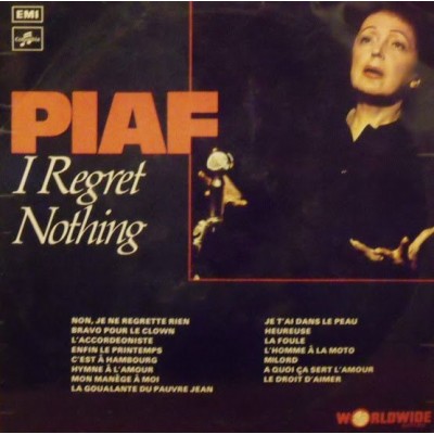 Edith Piaf ‎– I Regret Nothing SCX 6606