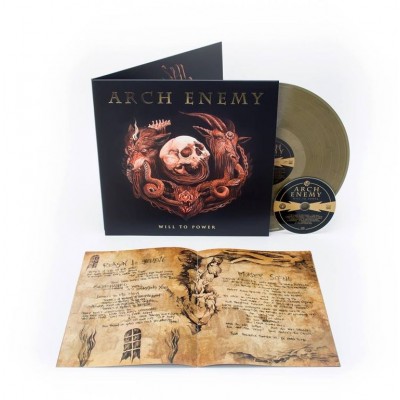 Arch Enemy - Will To Power LP+CD Gold Vinyl + 12 Page Booklet Ltd Ed Gatefold 88985458371