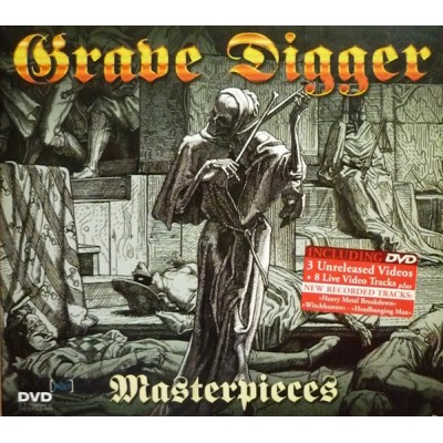 CD + DVD - Grave Digger – Masterpieces - Original, с автографами всех участников коллектива! 743219564696