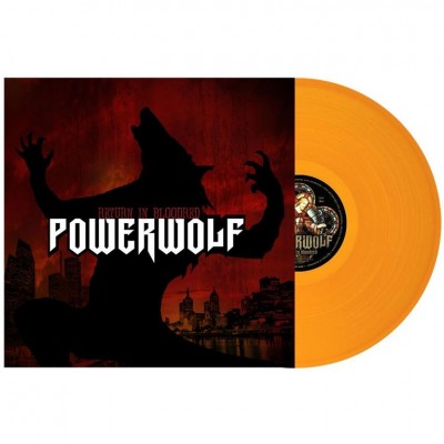Powerwolf ‎– Return In Bloodred LP Orange Vinyl Ltd Ed 300 copies 039842503875