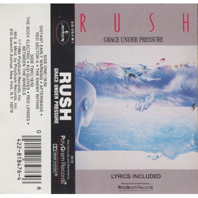 Rush – Grace Under Pressure - Кассета USA MCR 4 1-1079