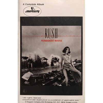 Rush – Permanent Waves - Кассета USA 822 548-4 M-4